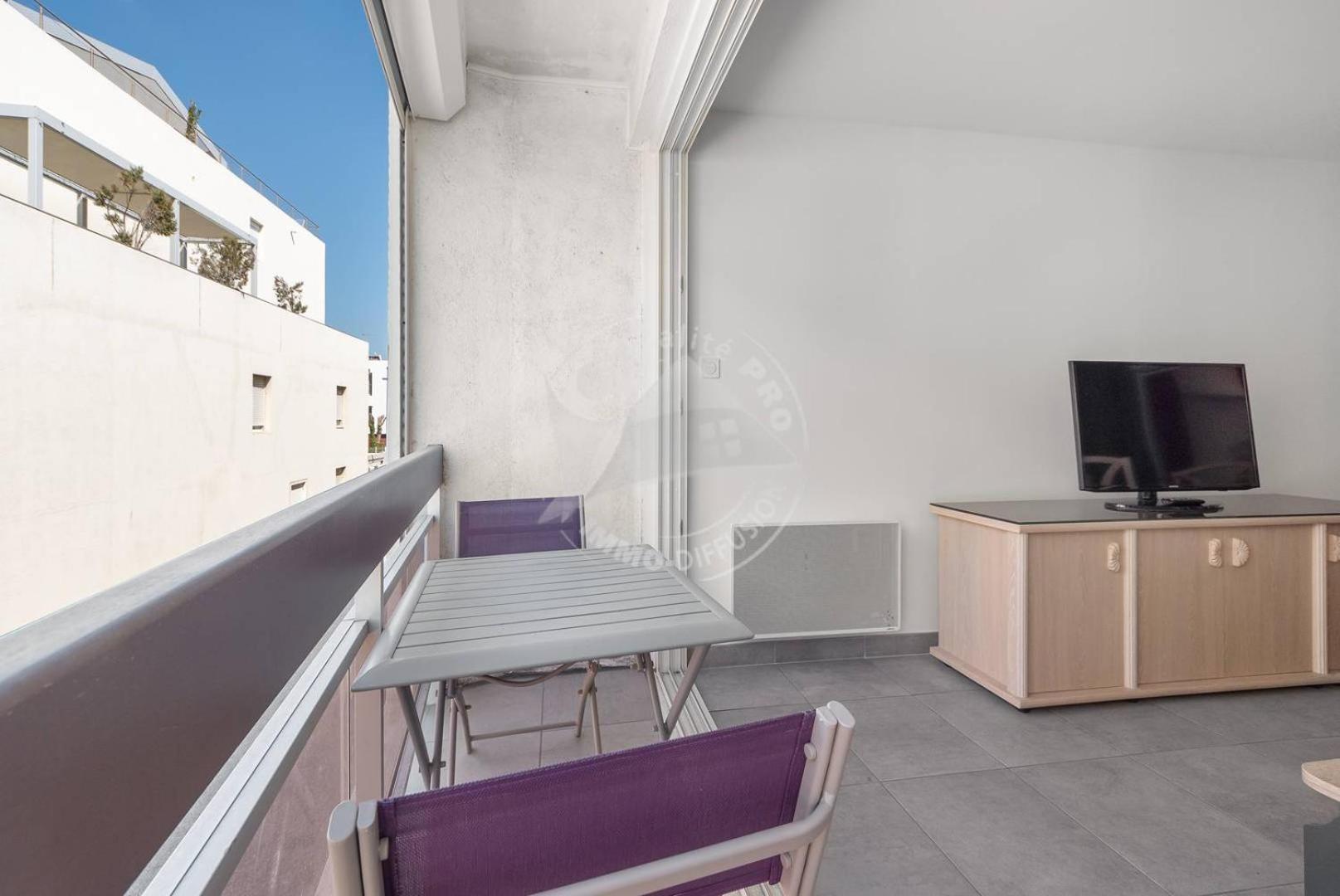As21512 - Studio Cabine Vue Mer Laterale Avec Parking Prive A 20M De La Plage Le Grau-du-Roi Eksteriør bilde